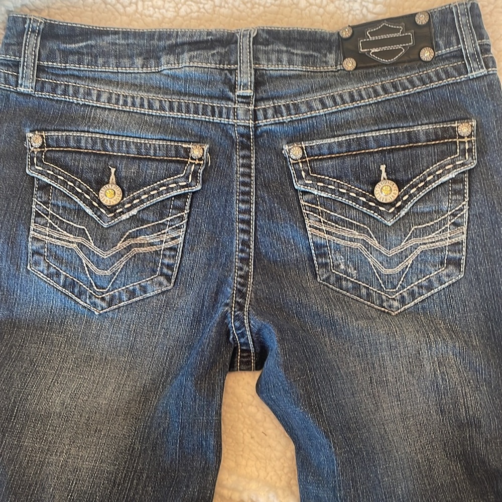 Harley Davidson Bling Bootcut Jeans - Picture 4 of 7